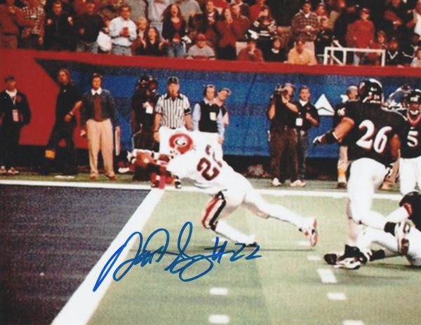 Olandis Gary autograph 8x10, Georgia Bulldogs