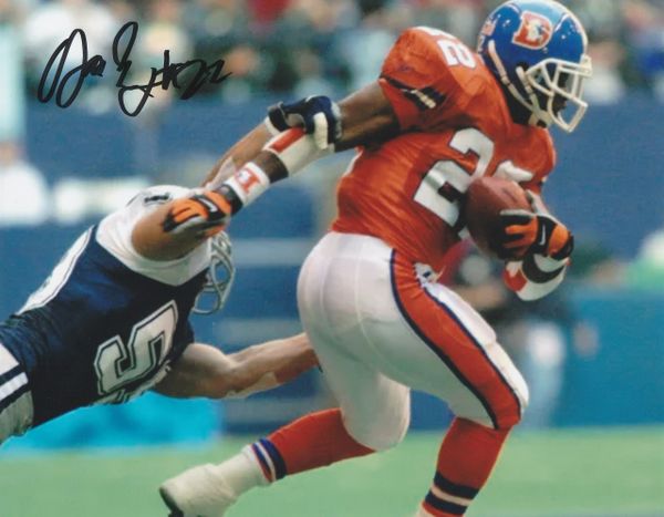 Olandis Gary autograph 8x10, Denver Broncos, vs Dallas