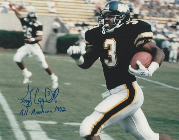 George Coghill autograph 8x10, Wake Forest Demon Deacons, All-American 1992