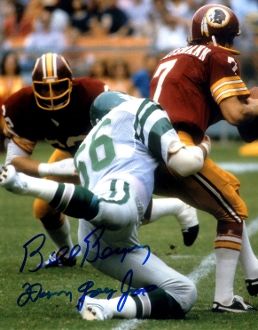 Bill Bergey autograph 8x10, Philadelphia Eagles, Down Goes Joe