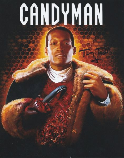 Tony Todd autograph custom 8x10, Candyman movie