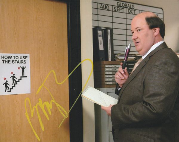 Brian Baumgartner autograph 8x10, The Office