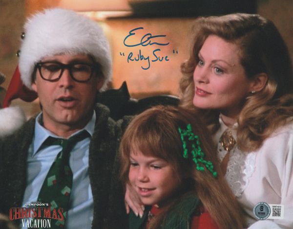 Ellen Latzen autograph 8x10, Christmas Vacation movie, Ruby Sue, Beckett Witness