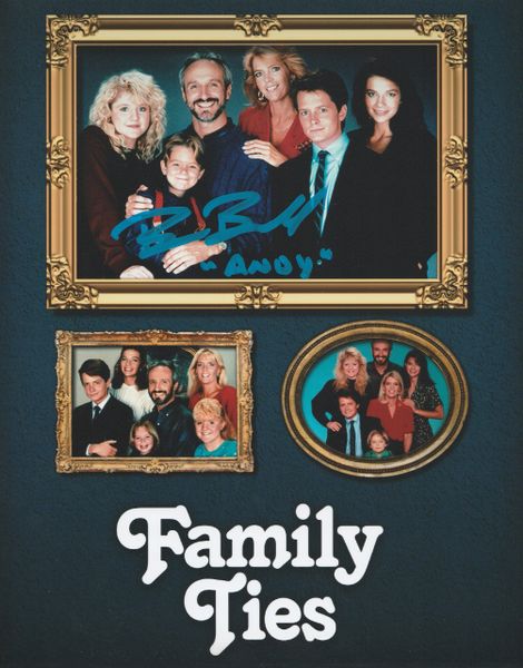 Brian Bonsall autograph 8x10, Family Ties, Andy