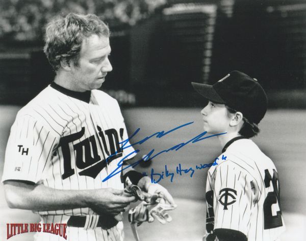 Luke Edwards autograph 8x10, Little Big League, Billy Heywood