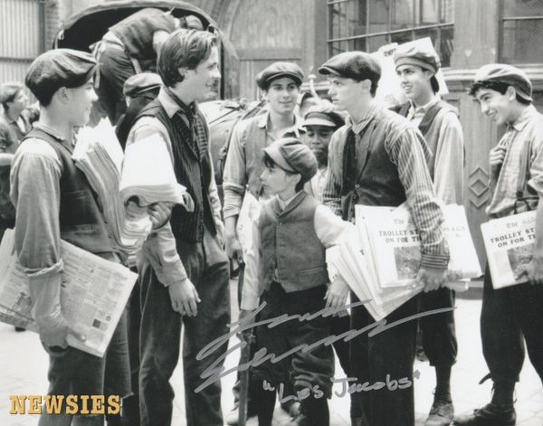 Luke Edwards autograph 8x10, Newsies, Les Jacobs