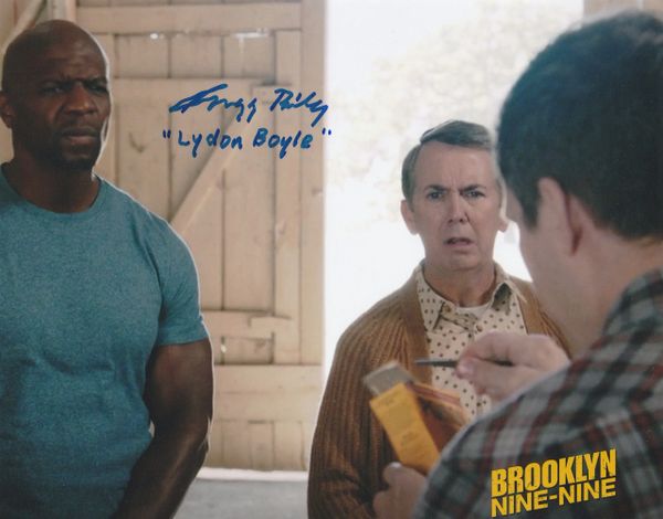 Gregg Binkley autograph 8x10, Brooklyn Nine-Nine, Lydon Boyle