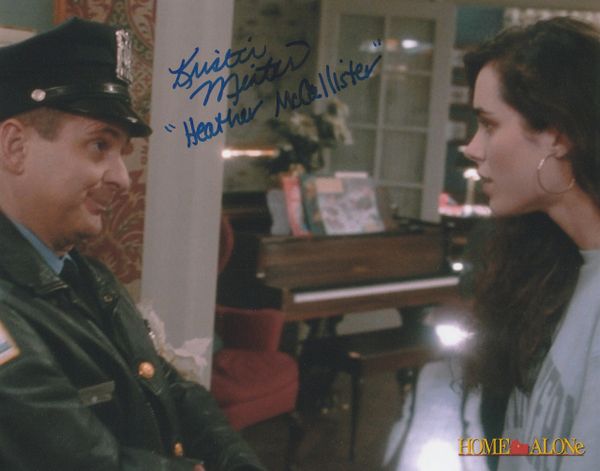 Kristin Minter autograph 8x10, Home Alone, Heather McCallister