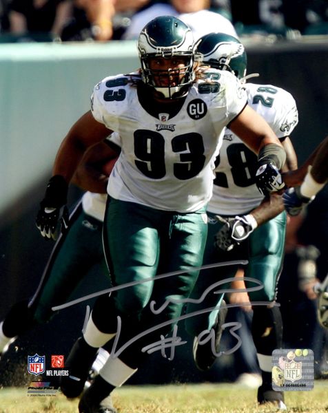 Trevor Laws autograph 8x10, Philadelphia Eagles