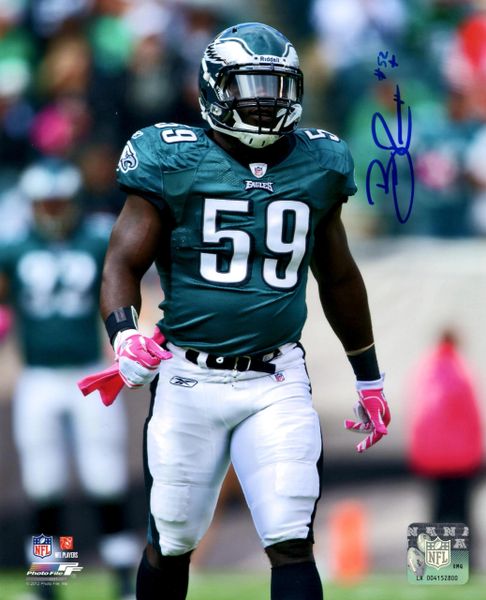 Brian Rolle autograph 8x10, Philadelphia Eagles