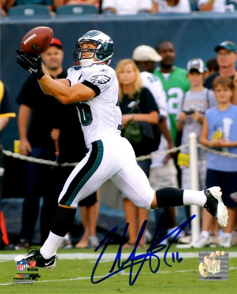 Chad Hall autograph 8x10, Philadelphia Eagles