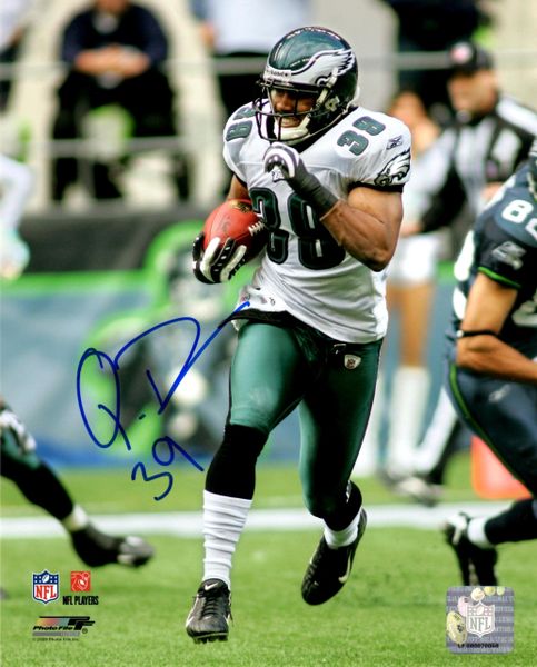 Quintin Demps autograph 8x10, Philadelphia Eagles