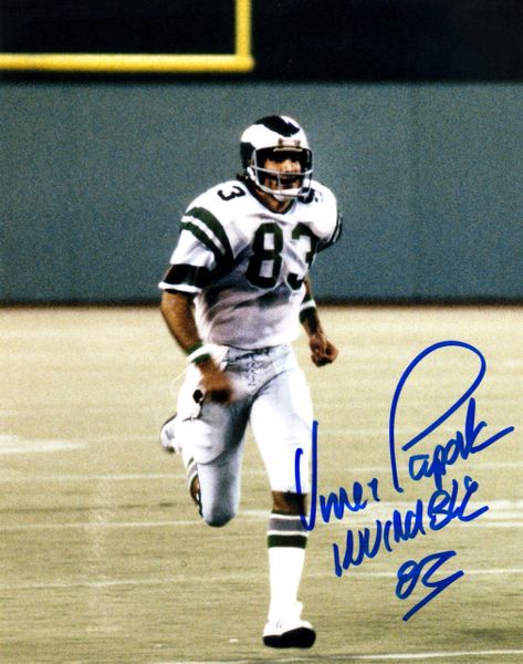 Vince Papale Signed Invincible Inscription Philadelphia Eagles Flash S — RSA