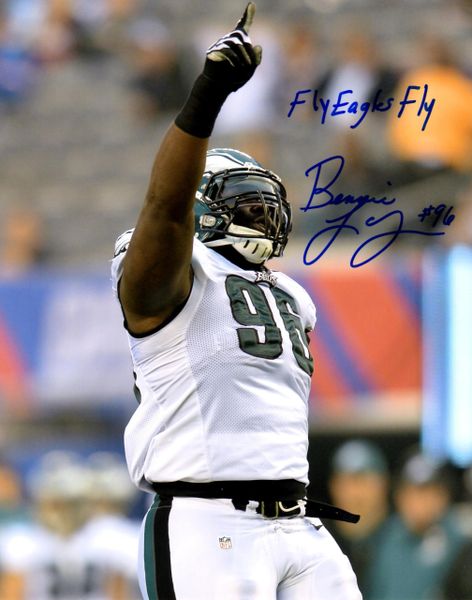 Bennie Logan autograph 8x10, Philadelphia Eagles, Fly Eagles Fly