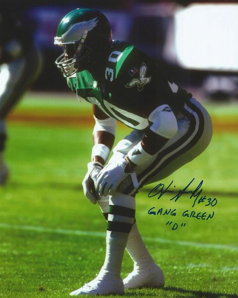 Vai Sikahema autograph 8x10, Philadelphia Eagles, Fly Eagles Fly