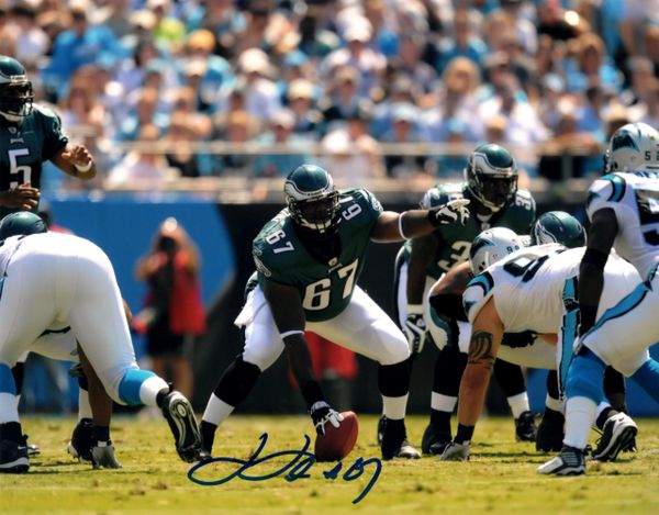 Jamaal Jackson autograph 8x10, Philadelphia Eagles