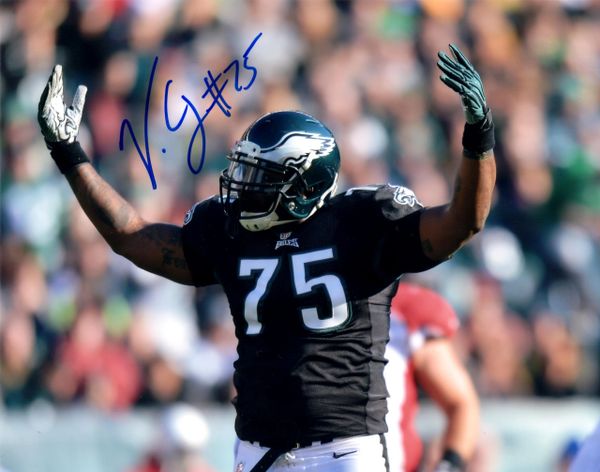 Vai Sikahema autograph 8x10, Philadelphia Eagles, Fly Eagles Fly