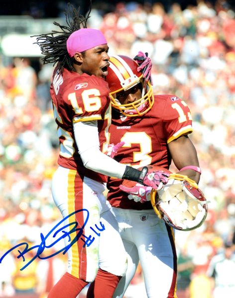 Brandon Banks autograph 8x10, Washington Redskins