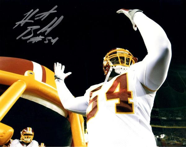 H. B. Blades autograph 8x10, Washington Redskins