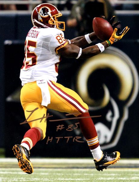 Leonard Hankerson autograph 8x10, Washington Redskins, HTTR