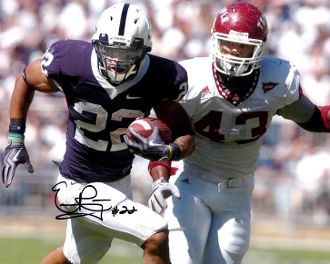 Evan Royster autograph 8x10, Penn State