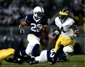 Evan Royster autograph 8x10, Penn State