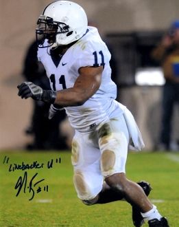 NaVorro Bowman autographed 8x10, Penn State University (PSU)