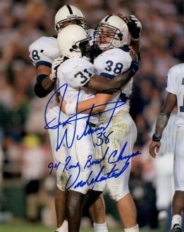 Jon Witman autograph 8x10, Penn State, 2 inscriptions