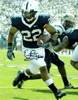 Evan Royster autograph 8x10, Penn State