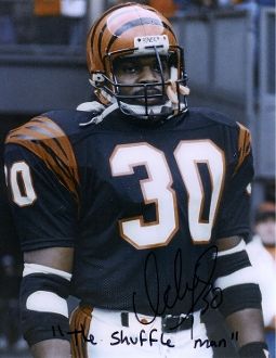 Ickey Woods autograph 8x10, Cincinnati Bengals, cool inscription