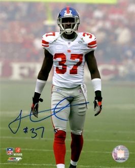 James Butler autograph 8x10, New York Giants