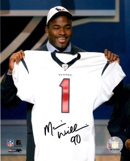 Mario Williams autograph 8x10, Houston Texans