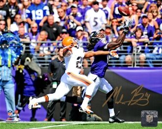 Marlon Brown autograph 8x10, Baltimore Ravens
