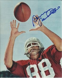 Sonny Randle autograph 8x10, St Louis Cardinals
