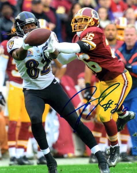 Josh Wilson autograph 8x10, Washington Redskins