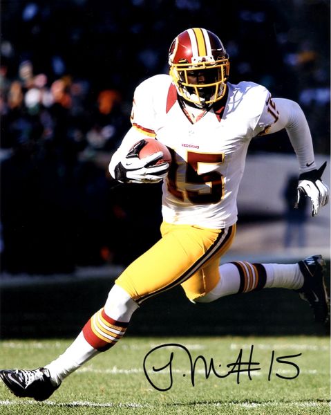 Josh Morgan autograph 8x10, Washington Redskins