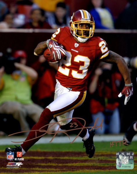 DeAngelo Hall autograph 8x10, Washington Redskins, HTTR