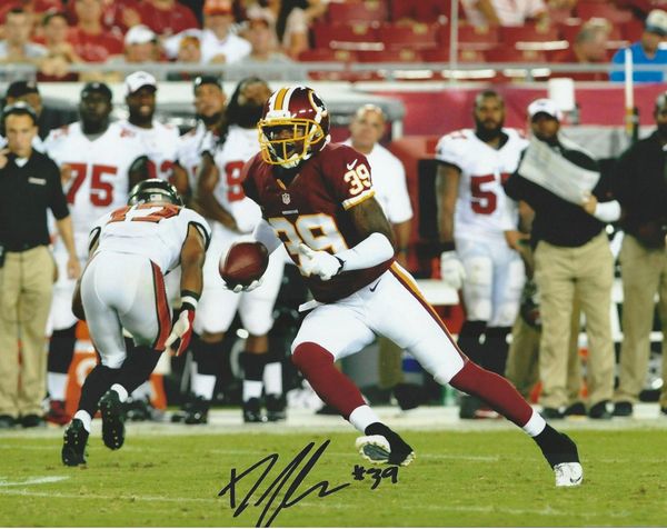 David Amerson autograph 8x10, Washington Redskins