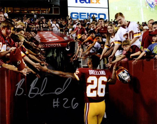Bashaud Breeland autograph 8x10, Washington Redskins