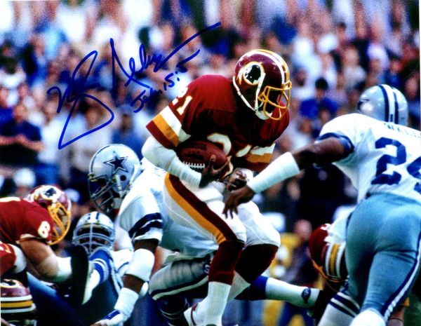 Mike Nelms autograph 8x10, Washington Redskins