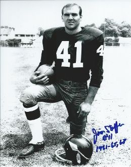 Jim Steffen autograph 8x10, Washington Redskins, with inscription