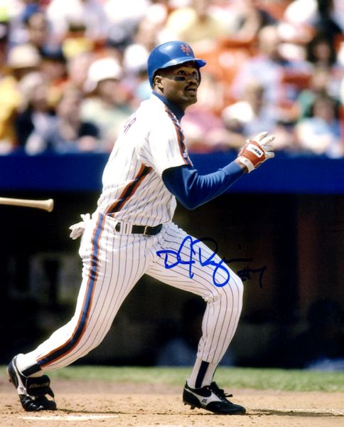 DJ Dozier, autographed 8x10, New York Mets