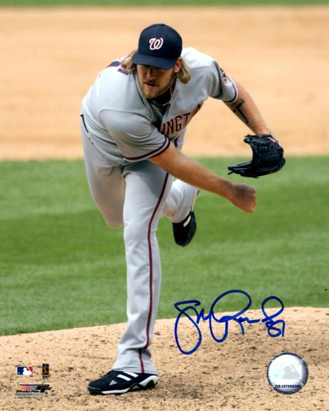 Jon Rauch, autographed 8x10, Washington Nationals