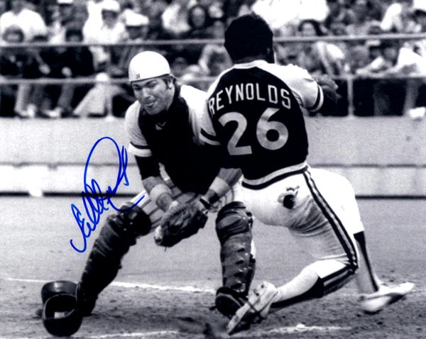 Ed Ott, autographed 8x10, Pittsburg Pirates