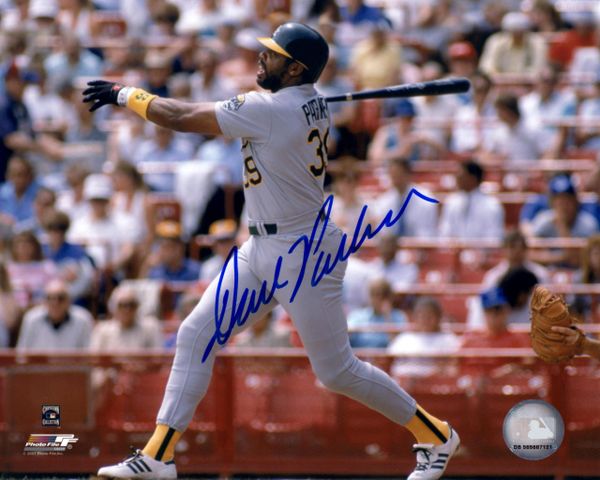 Dave Parker, autographed 8x10, Oakland A's