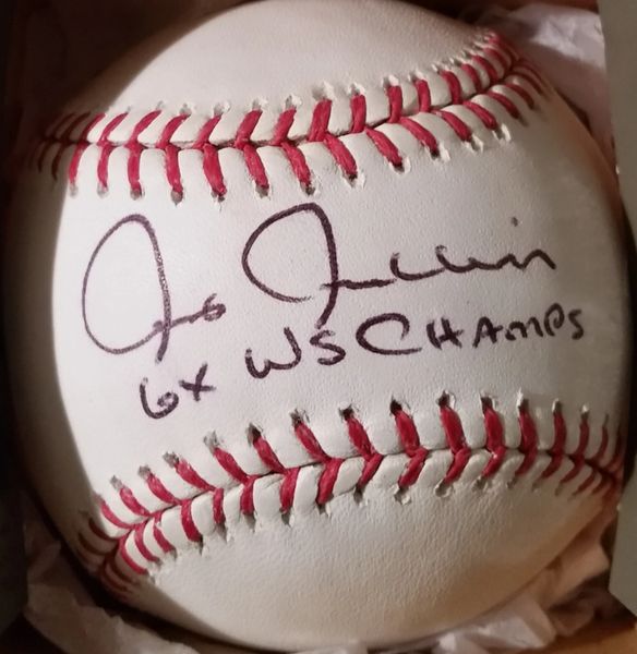 Chris Chambliss, autographed MLB baseball, 6x WS Champs inscription