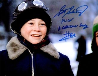 Scott Schwartz autograph 8x10, Christmas Story, 2 inscriptions