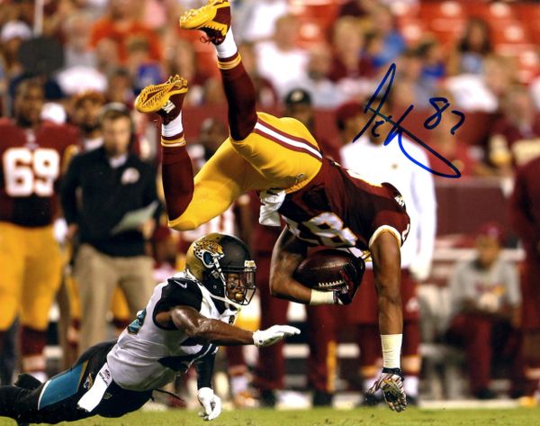 Je'Ron Hamm autograph 8x10, Washington Redskins