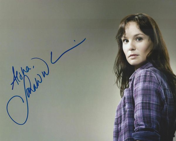 Sarah Wayne Callies autograph Prison Break 8x10, Aloha