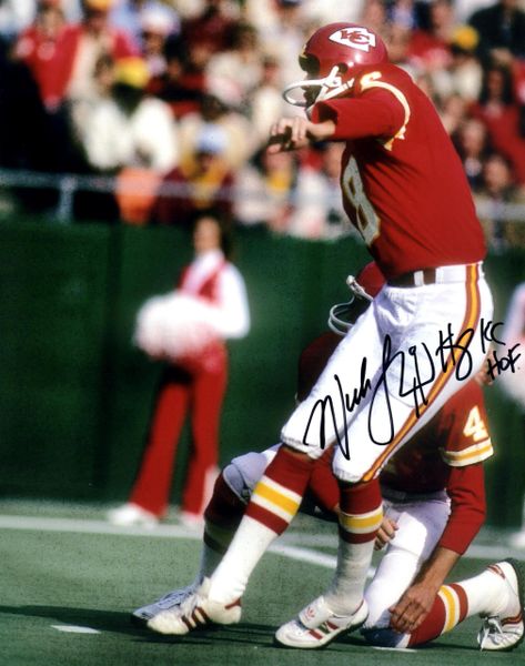 Nick Lowery 8x10, Kansas City Chiefs, KF HOF